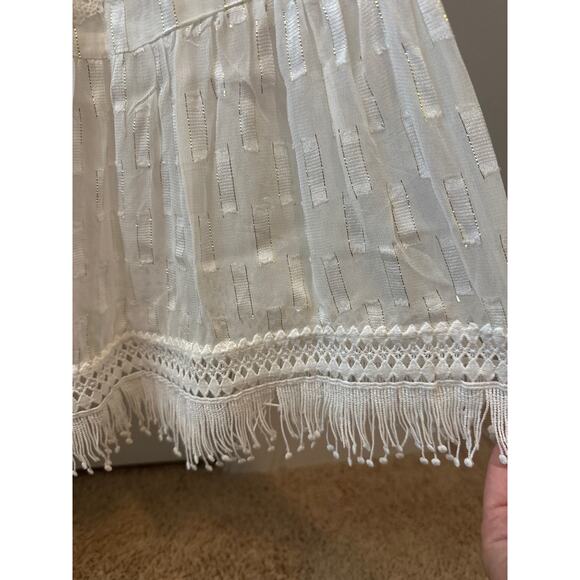 Rococo Sand Paola White Cut Out Maxi Dress NWT Size Large Boho Resort - Picture 13 of 15